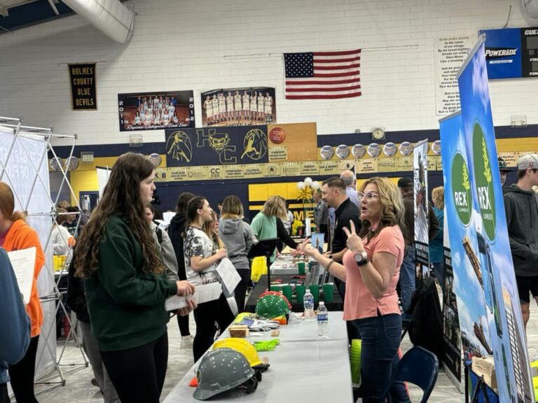 Students learn about professional opportunities at Holmes County High career fair